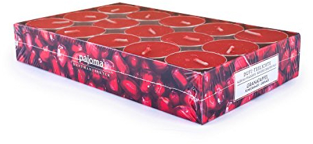 Pajoma Bougies Chauffe-Plats Grenade, Lot de 30