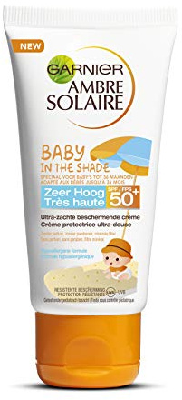 Garnier Ambre Solaire Bébé dans The Shade Protection solaire SPF 50 + – 50 ml – Crème