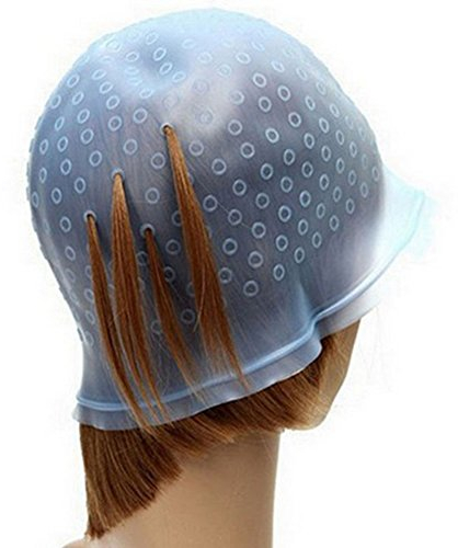 silicone professionale riutilizzabile per la colorazione dei capelli Highlight Dye Cape Glassa Tips with fa