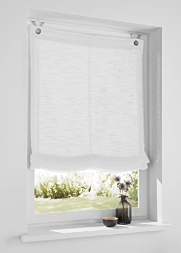 Kutti Tenda a Pacchetto Celtic Semitrasparente Tendine con Occhielli Crema 45 x 140 cm