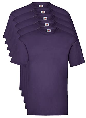 Fruit of the Loom Valueweight 5 Pack, T-Shirt Donna