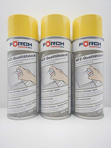 FORCH LANDMASCHINE GELB Traktor Lack LACKSPRAY Spray SPRAYDOSE 400ML (3)