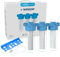 Wessper Filtro de agua 3-Etapas (¾) Filtro de sedimentos Carbón activado