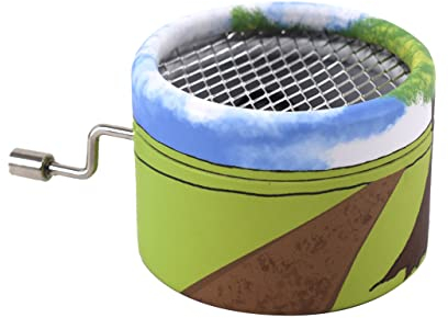 Voggenreiter Spieluhr 1284 „Frère Jacques“ (Bruder Jakob), hochwertige Spieluhr mit Qualitäts-Spielwerk und Handkurbel, robustes und kindgerecht gestaltetes Gehäuse