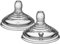 Tommee Tippee Natural Start Baby Bottle Teats, Fast Flow for 6m+, Pack of 2 Breast-Like Teats for a Natural Latch, with Anti-Colic Valve and BPA Free Soft Silicone