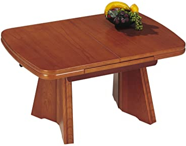 58 aufm Kessel Funktionstisch Callida höhenverstellbar und ausziehbar 90(130,5) x 65 x 54-73 Couchtisch massiv Kirschbaum 16023