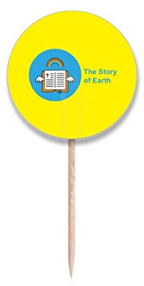 Earth Environmental Protect - Banderas redondas para palillo de dientes verdes