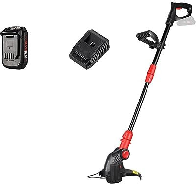 HYQHYX desbrozadora bateria Cortacésped, cortacésped doméstico, cortacésped eléctrico pequeño, Nuevo cortacésped de Mano de Metal