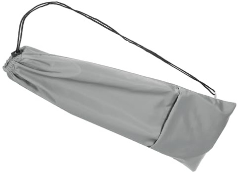 PATIKIL Badmintonschläger-Hülle, wasserdichte Oxford-Badminton-Schlägertasche mit Reißverschlusstasche und Zugband-Schultergurt, leicht, grau