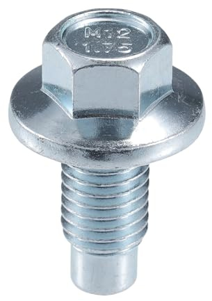 A ABSOPRO Ölablassschraube Für Buick Enclave 2008-2017 1 Stück | Metall, Silberton, 38x26mm, M12x1.75, OE:11519933,11562588,9L8Z6730A, Für GM-Modelle (Exkl. Enclave) 2005-2017