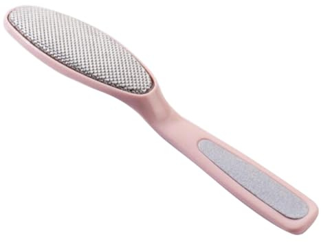 FOMIYES 1stück Edelstahl Fußpeeling-exfoliator Multifunktionaler Hautentferner Für Männer Und Frauen Für Trockene Und Raue Haut Praktische Doppelseitige Anwendung Zufällige Farbe