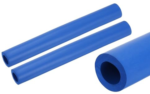 QUARKZMAN 2 x 25cm Rohrisolierung Schaumstoff, Durchmesser 18mm Isolierstärke 6mm Heizungsrohr Verkleidung für Fitnessgeräte, Rohre, Handhaben (Blau)