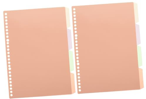 VILLFUL 10St Tabs-Ordner Index-Trennordner Ordnertrenner trennlaschen büroartikel Etiketten Büroklammern Indexteiler Klassifizierung Registerkarten Papier Bücher Nachfüllung Trennplatte a4