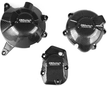 PengHuas Motorräder Motorschut for Kawasaki Z900 Z900se 2017-2024 Motorrad Zubehör Kupplung Magneto Pumpe Abdeckung Motor Abdeckungen Protektoren Kurbelgehäuse Kupplungsdeckel(Color:B)