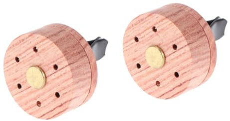 HAPINARY 2stücke Diffuser Holz Für Ätherische Öle Umweltfreundlicher Geräuschloser Aromatherapie Diffuser Für Erholsamen Schlaf Yoga Und Meditation Runde Form Aus Rosenholz