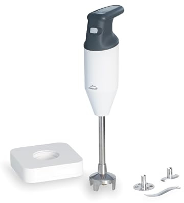 Lacor 61664 - Batidora ProVite, de Precisión, 170W, 22.000 r.p.m | En acero inoxidable, tritura y bate sin esfuerzo; agarre ergonómico, ideal para cocina profesional y uso diario en casa