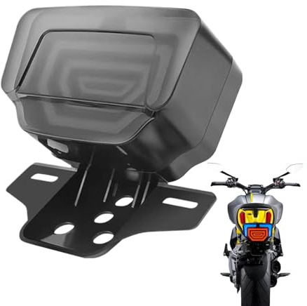 Luces intermitentes posteriores para motocicleta Impermeable 12V con efecto