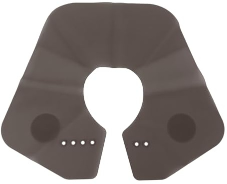 Collier de Coupe de Cheveux, Coiffeur de Coiffeur en Silicone Enveloppe de Cou de Coussin avec Avant pondéré, Fermeture Magnétique, Confortable et Réglable pour le Salon, Maison
