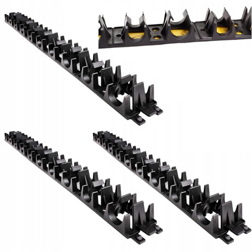 KNM Trade Klemmschiene PEX-Rohre 16-18 mm Selbstklebend | Industrie-Klebeschicht, für Fußbodenheizung, teilbar, 1 m (2×0,5 m)