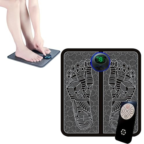 Nmes Foot Massager,Foot Massager,Foot Massagers for Pain and Circulation,8 Modes and 19 Intensities with Remote Control, Muscle Pain Relief (1)