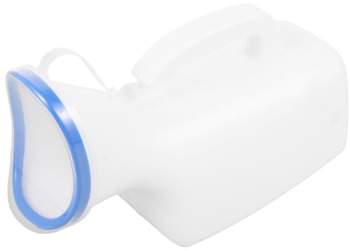 ABOOFAN Urinoir Portable pour Femme avec Large Capacité Plastique Solide Réutilisable Pratique pour Voyage Camping Usage Extérieur et Personnes Âgées Couleur Aléatoire Couleur Aléatoire