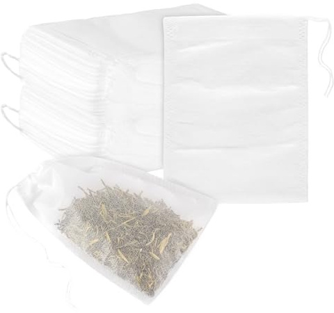 700 bolsas de té para té suelto, 10 x 15 cm, bolsas de filtro de té de malla desechables