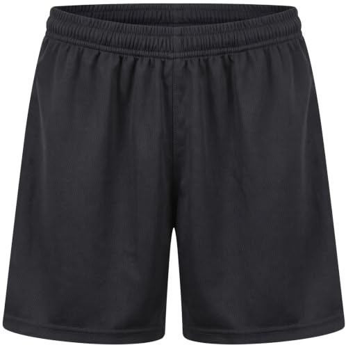 srclo Kids Football Shorts Boys Girls PE School Sports Shorts | Quick Dry Mesh Breathable Suitable For Training Running Gym Size 6-7 8-9 10-11 12-13 Years