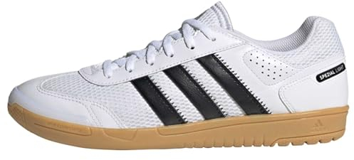adidas Unisex Spezial Light Handball Shoes, Cloud White/Core Black/Core Black, 42 2/3 EU