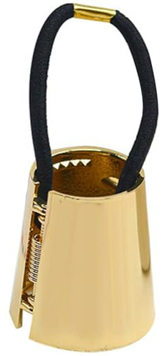 LALAFINA Metall Haar Manschet Haargummi Gold Pferdeschwanz Halter Spiralhaargummi Punk Elastisches Haarband Haar Seil Zubehör Haar-Accessoire für Frauen und Mädchen