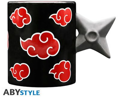 NARUTO SHIPPUDEN - Mug 3D handle - Shuriken Akatsuki
