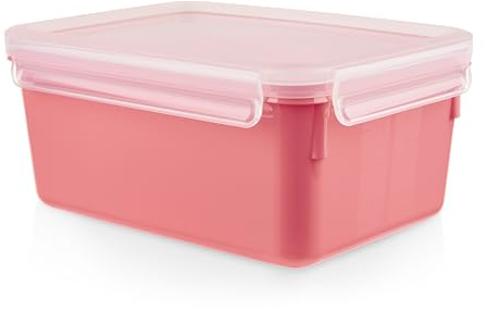 Tefal Contenitore per alimenti 2,2 L, senza BPA, rettangolare, 100% ermetico, adatto per lavastoviglie e microonde, Masterseal Colour Edition N1012910