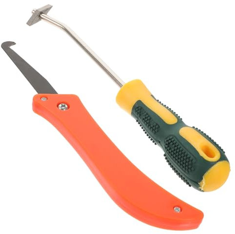 Hemobllo 2stücke Grout Removal Cutter Robuste Caulking Werkzeuge Aus Wolframstahl Für Effiziente Fugenreinigung Farben Zufällig Für Fliesenfugen Und Dünne Schichten