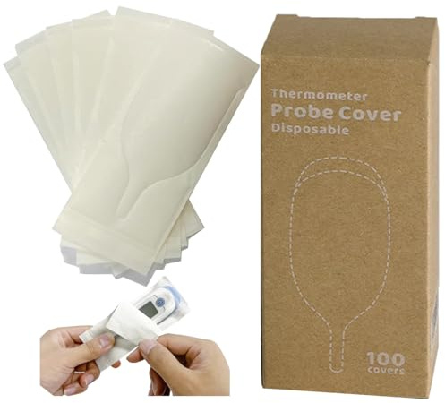100pcs Disposable Digital Thermometer Sondenabdeckungen für genaue und hygienische Messungen mit Rektalthermometern, umschließen den gesamten Körper des Thermometers