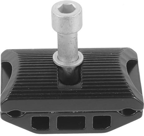 MAGICLULU Abrazadera de Fijación para Tija de Sillín de Bicicleta Negro, Clip Doble Riel para Montaje de Asiento de Ciclismo, Accesorio para Ajuste de Inclinación en Bici de Montaña