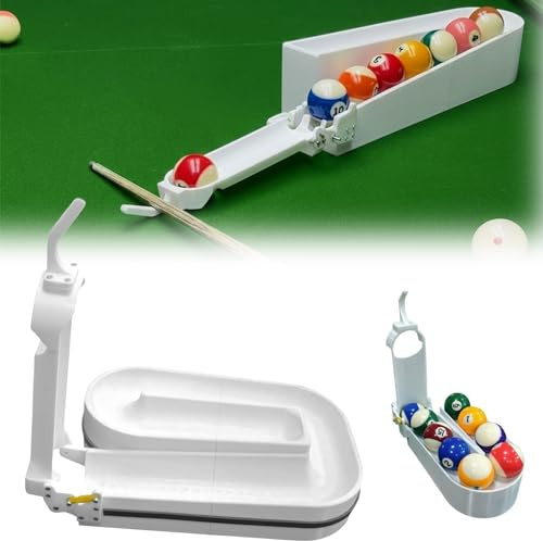 Precision Pool Ball Rack | Manual Billiards & Snooker Training Tool for Solo Practice | 15/9 Ball Fixed-Point Dispenser for Improving Accuracy & Cue Control | Professional Billiard Table Accessories
