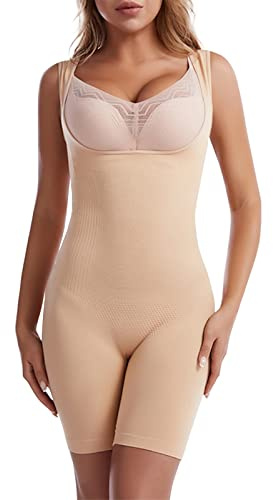 Dam Shapewear Bodystocking Fullbody Tummy Control För Hemmafru Vardag Hemma Jobb Andas Lätt