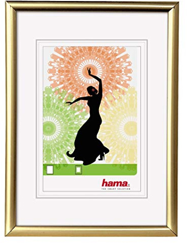 Hama Kunststoffrahmen Madrid, Gold, 30 x 40 cm
