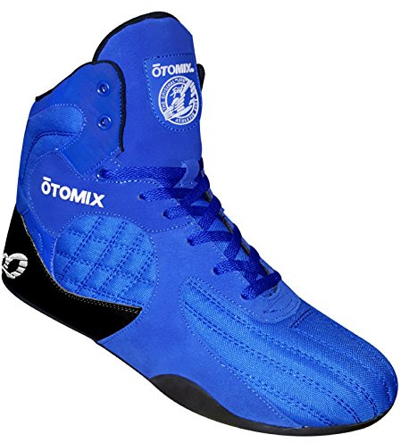 Otomix Stingray Escape Bodybuilding - Scarpe da MMA & Wrestling, Blu (Striper Ll Cvo Textured), 42 EU