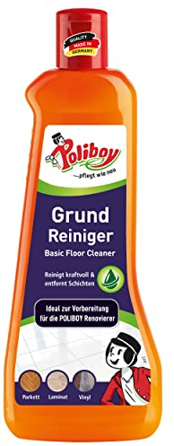 Poliboy - Grundreiniger für wasserfeste Böden - Ideal als Vorbehandlung für Renovierer - Bodenreinigung - Einzeln - 500ml - Made in Germany