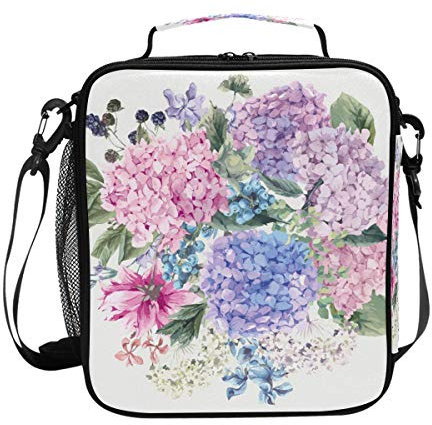 Montoj, bunte Hortensien Thermo-Kühltasche, wasserdicht, Kühltasche