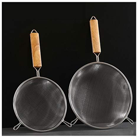 Coladores de malla Acero inoxidable Colador de coladora de HOGoría Leche de soja Leche de Jugo Neto Neto Chino Medicina Filtro Residuos Cuchara Fides Filtro Filtro de cocina Filtro de cocina 2 pieza C