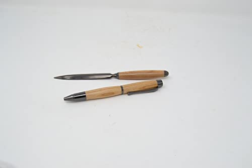 Holz Kugelschreiber Set - Schreibset - Schreibgeräte Set - Drehkugelschreiber Kirsche Handarbeit twist Pen Geschenk Geschenkidee Unikat handmade
