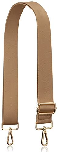 A ALLZEDREAM Amts Modern para mujer, Herrajes Marrón Claro Dorado, M