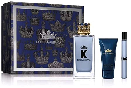DOLCE K SET: EDT SPRAY 100ML + AS BALM 50ML + TRAVEL SPRAY 10ML