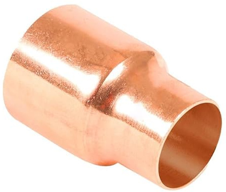 Bolsa de acoplamiento reductor de 5-10 mm x 8 mm. Alimentación final (conocidos como accesorios de tubería de cobre de 10 mm/acoplamiento de 8 mm a 10 mm, también disponible en 8 mm, 10 mm, 12 mm, 15