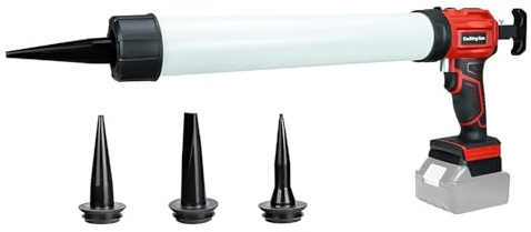 Akku-Kartuschenpistole für Makita 18V Batterie, Elektrische Kartuschenpistole für 600 ml-Kartuschen, mit 3 Düse, 4 Geschwindigkeiten, kartuschenpresse akku für Abdichten, Spachteln