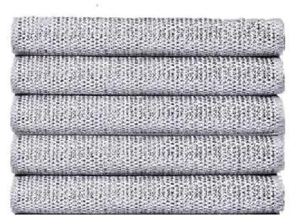 Set di 5 stracci per lavare i piatti, a doppio strato, multifunzione, antigraffio, filo per lavare i panni bagnati, strofinacci, in metallo