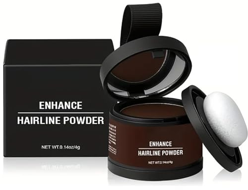 Namika Poudre Cheveux,14 Couleurs Poudre de Racine de Cheveux - Pour Homme et Femme,Couverture de Racine, pour Combler les Cheveux Clairsemés (#06 Brun foncé)