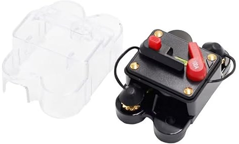 1 disjoncteur 12 V 48 VDC 125 A fusible réinitialisation support interrupteur pour système solaire domestique protection contre les surcharges