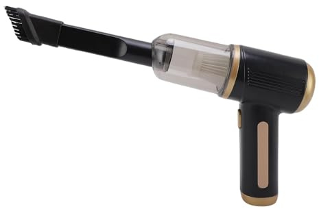 Lazmin112 Aspirateur Portable sans Fil pour Voiture, 7000pa Puissance d'Aspiration Élevée, Filtre Réutilisable, Lavable, 2x2000mah, Aspirateur Rechargeable Main, pour Voiture,Maison